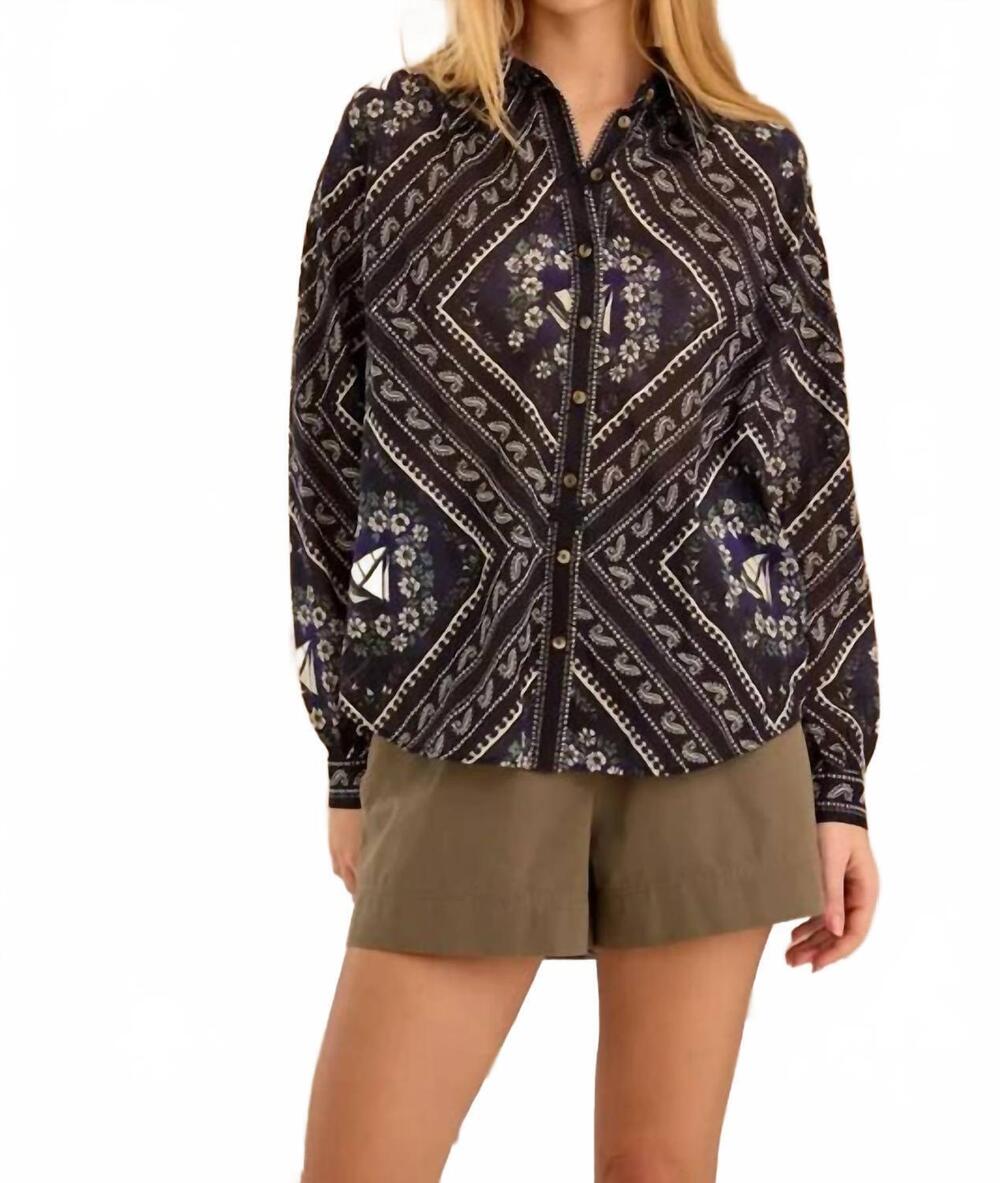 NEW HUNTER BELL miles shirt in bon voyage